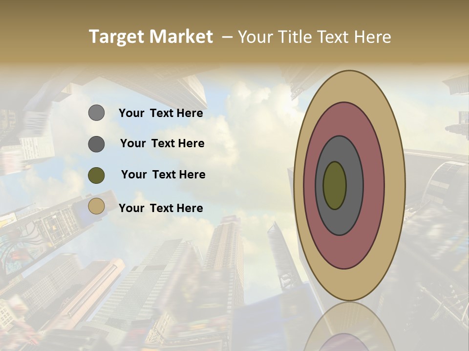 Skyscraper Cloud Office PowerPoint Template