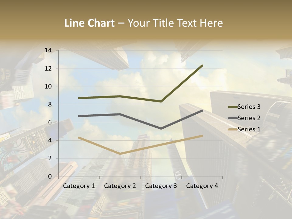 Skyscraper Cloud Office PowerPoint Template