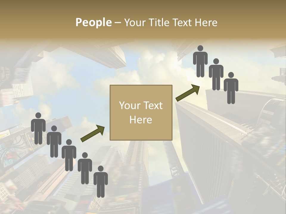 Skyscraper Cloud Office PowerPoint Template