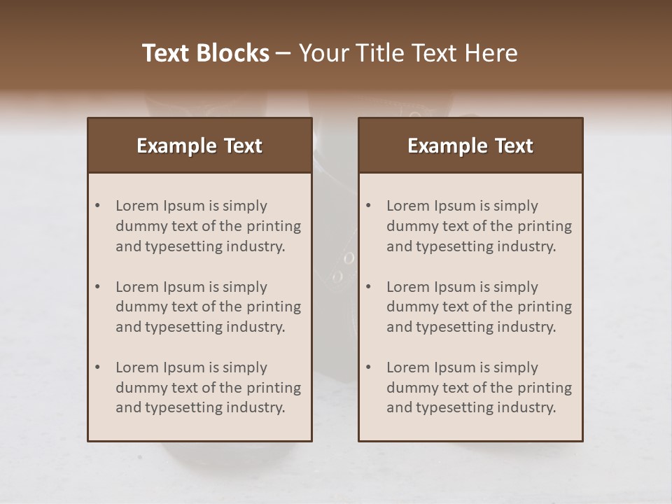 Urban Walk Detail PowerPoint Template