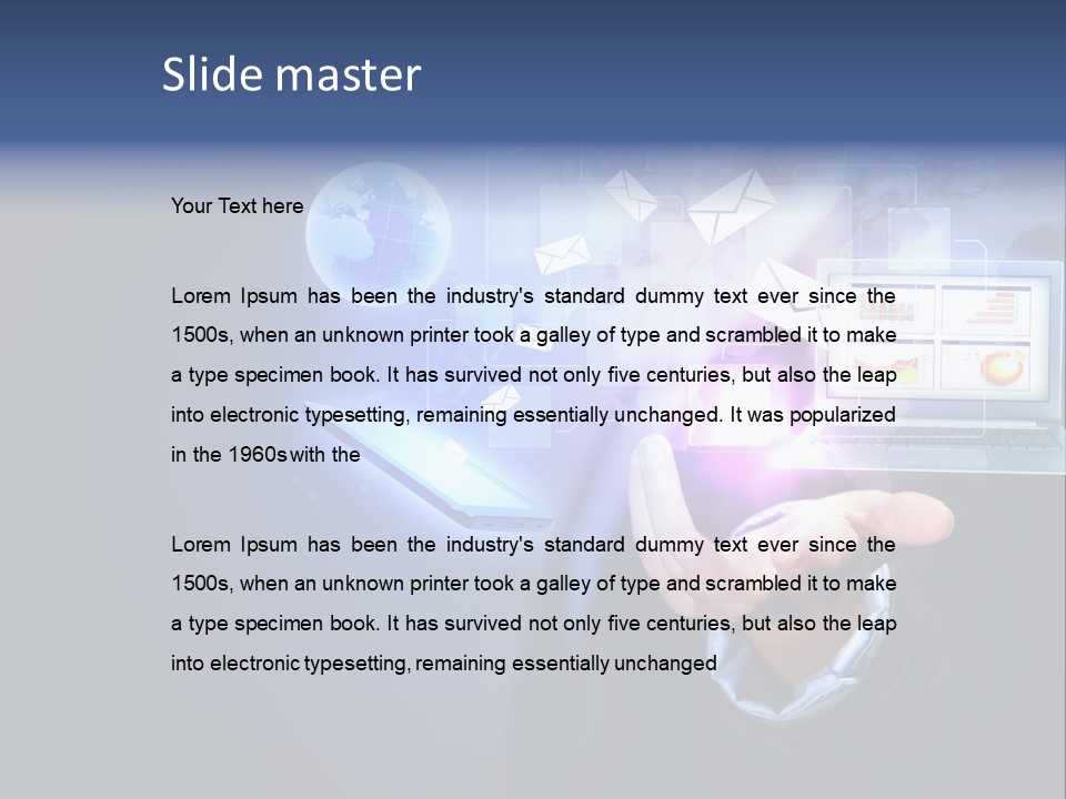 Culture Black Mail PowerPoint Template