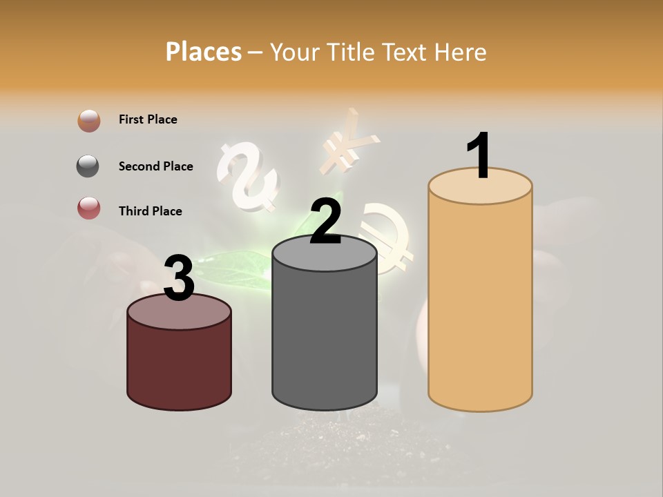 Money Currency Metaphor PowerPoint Template