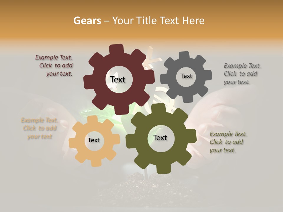 Money Currency Metaphor PowerPoint Template