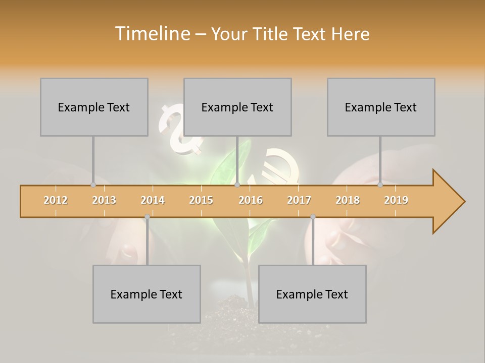 Money Currency Metaphor PowerPoint Template