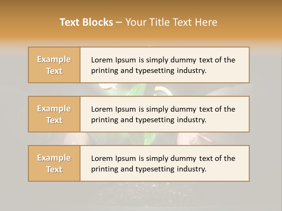 Money Currency Metaphor PowerPoint Template
