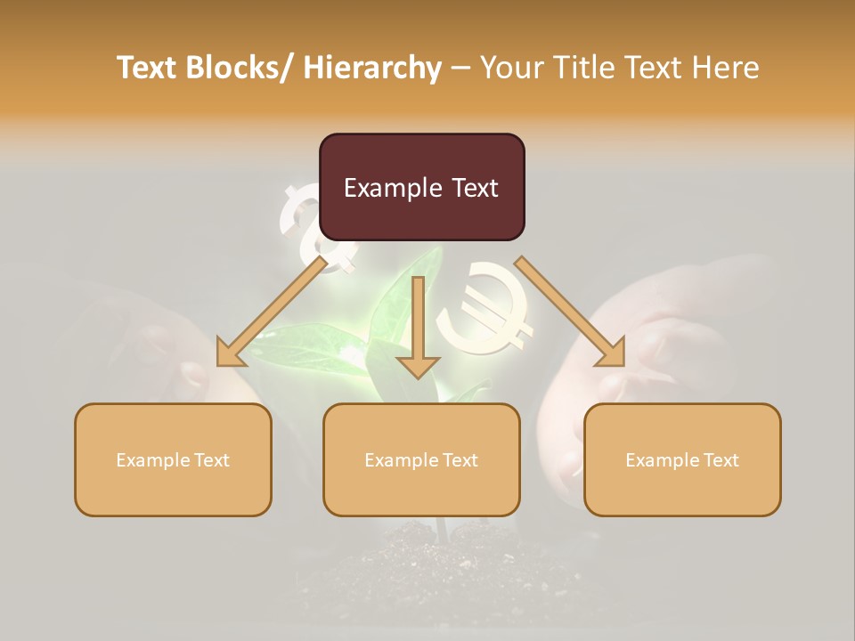 Money Currency Metaphor PowerPoint Template