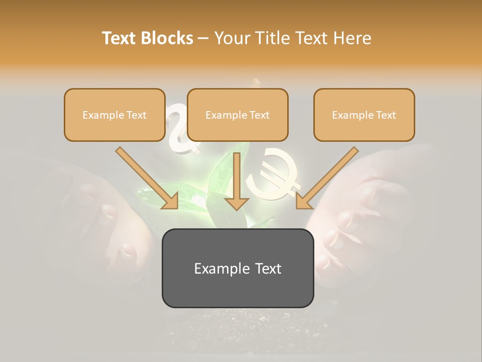 Money Currency Metaphor PowerPoint Template