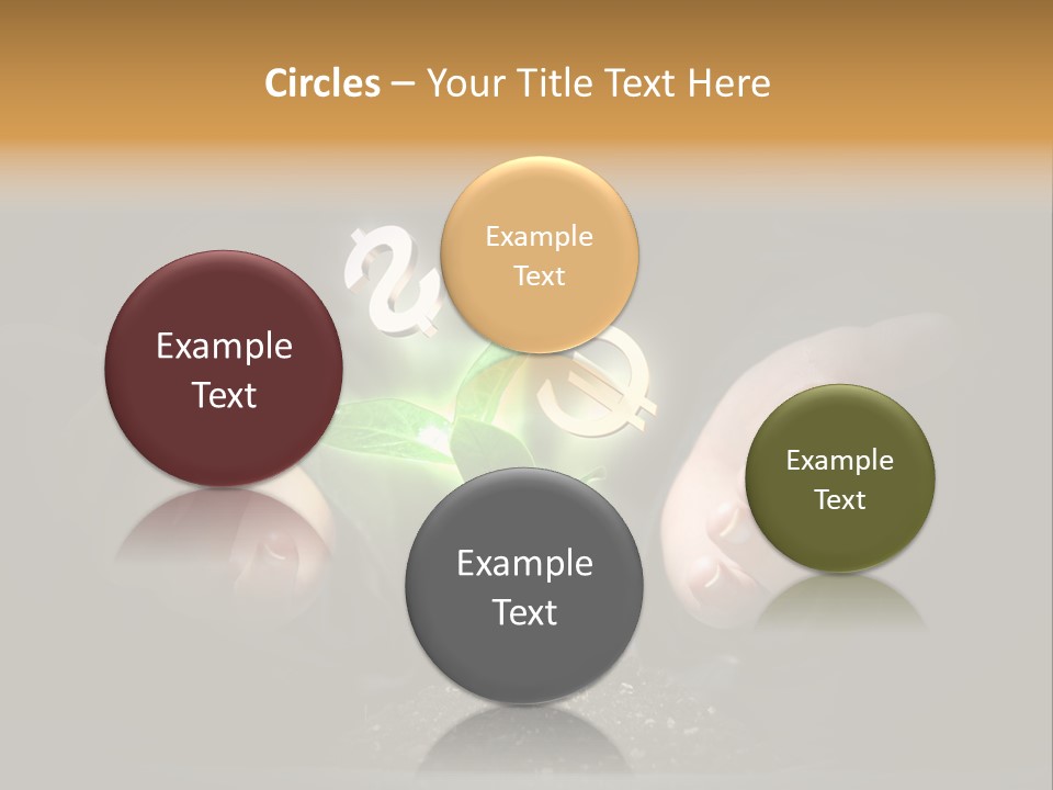 Money Currency Metaphor PowerPoint Template