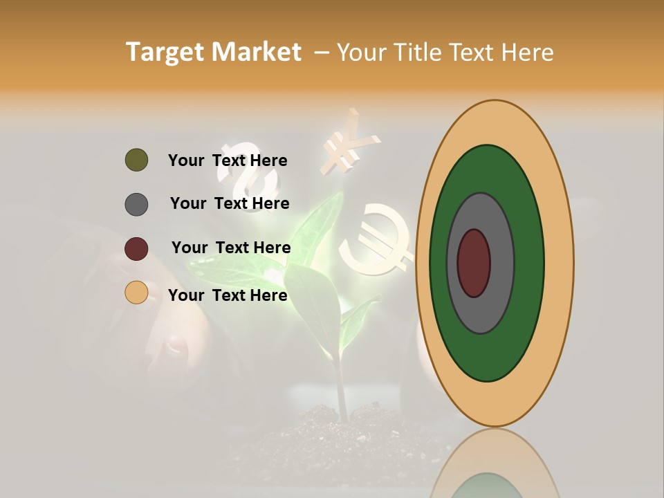 Money Currency Metaphor PowerPoint Template