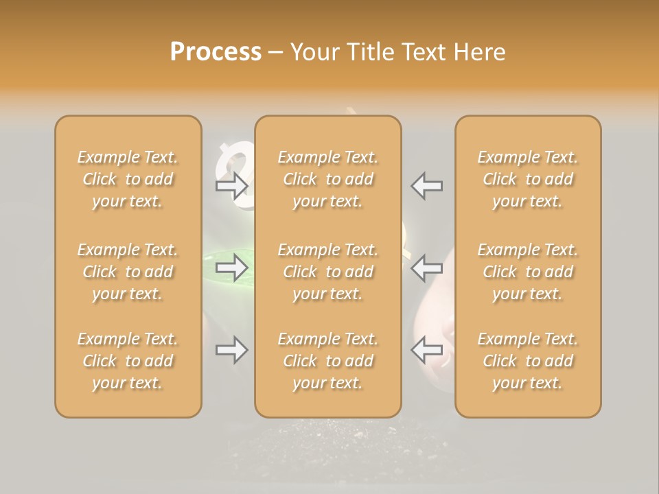 Money Currency Metaphor PowerPoint Template