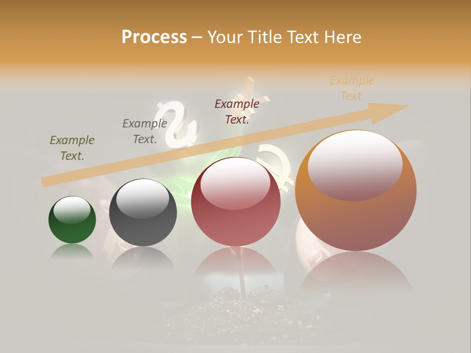 Money Currency Metaphor PowerPoint Template