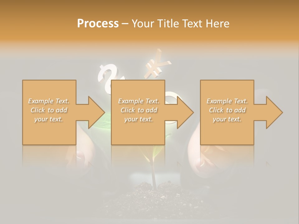 Money Currency Metaphor PowerPoint Template