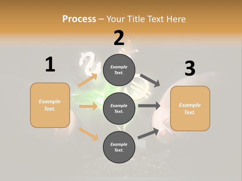 Money Currency Metaphor PowerPoint Template