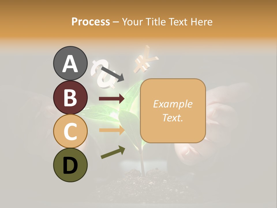 Money Currency Metaphor PowerPoint Template