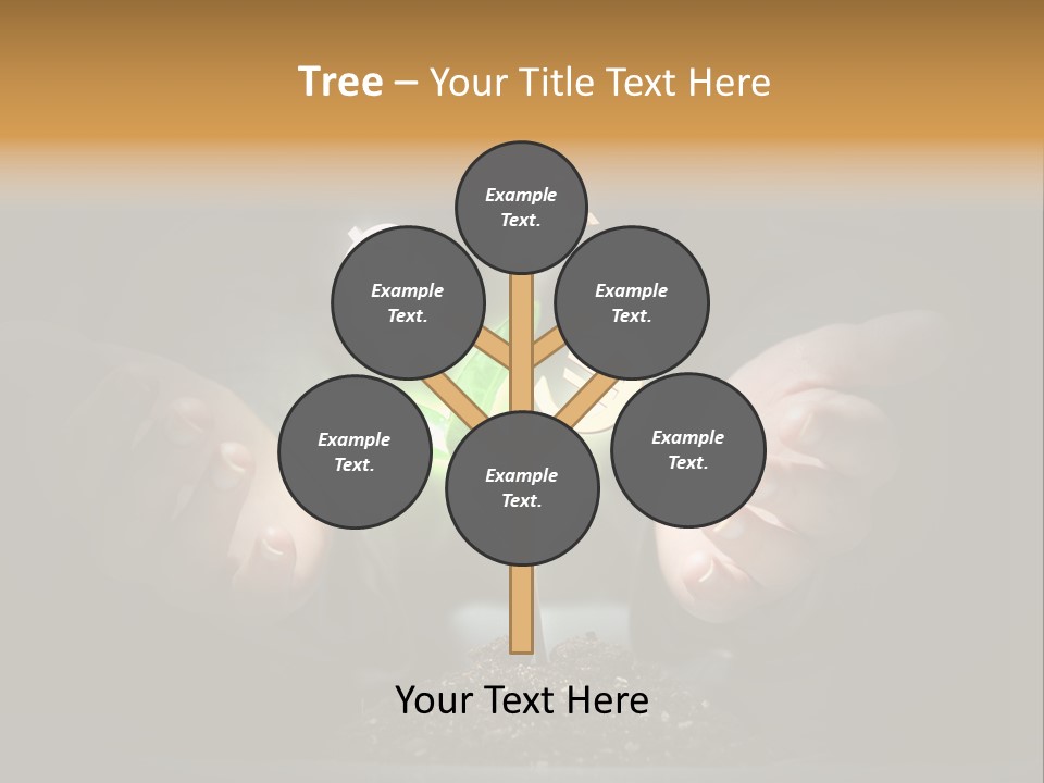 Money Currency Metaphor PowerPoint Template