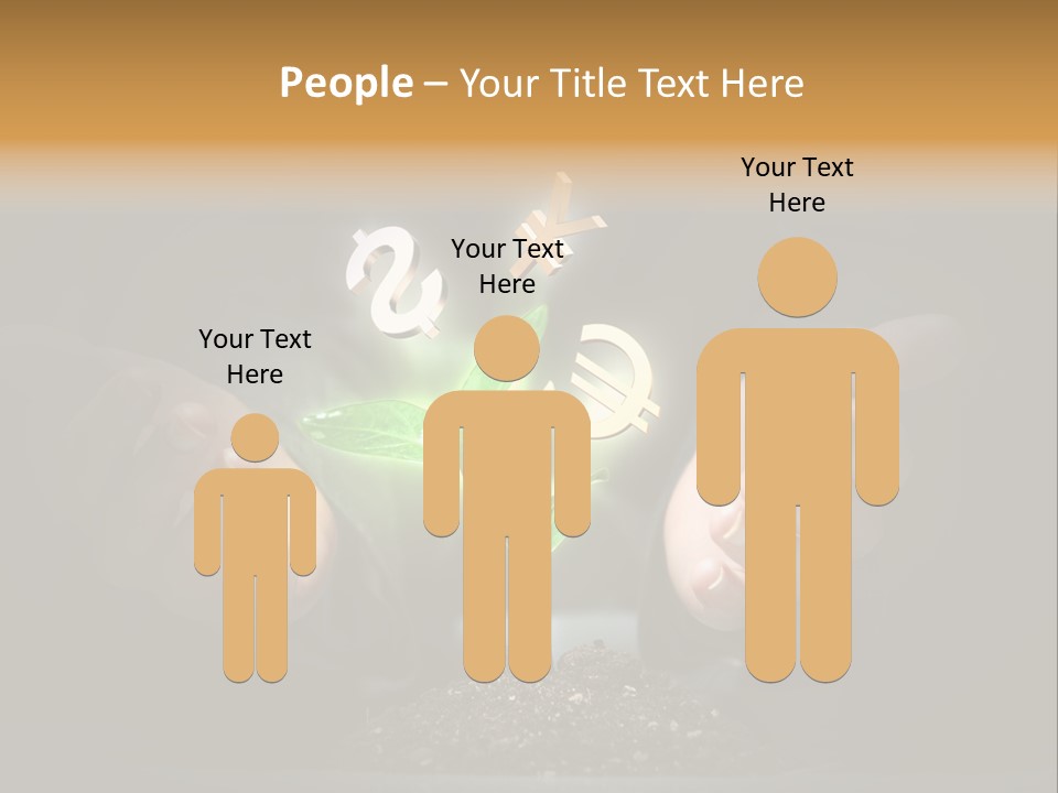 Money Currency Metaphor PowerPoint Template