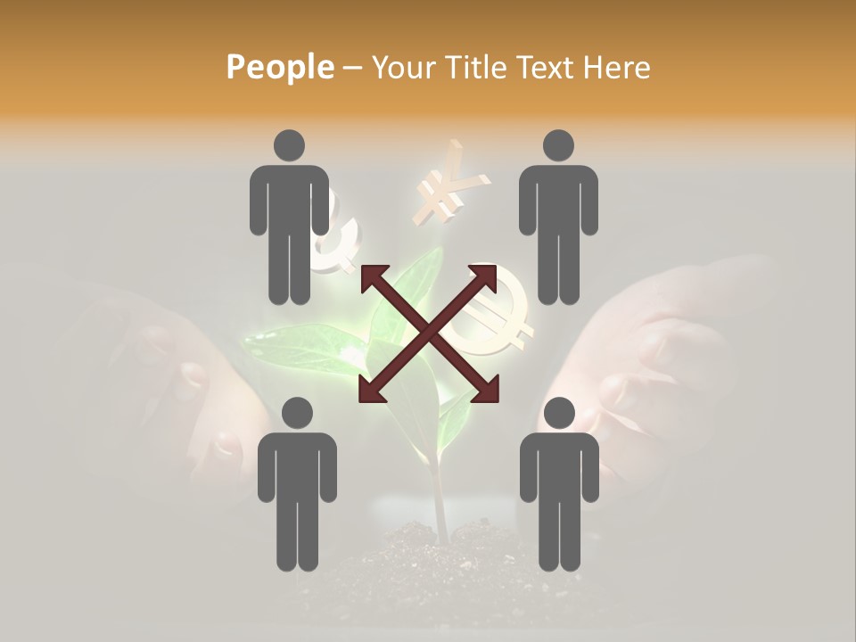 Money Currency Metaphor PowerPoint Template