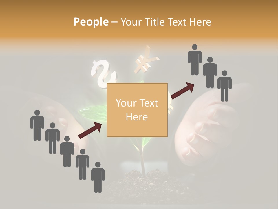 Money Currency Metaphor PowerPoint Template