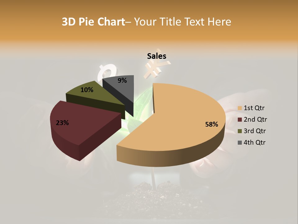 Money Currency Metaphor PowerPoint Template