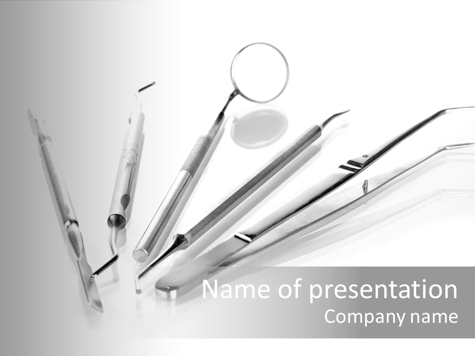 Health Care Forceps Medical PowerPoint Template