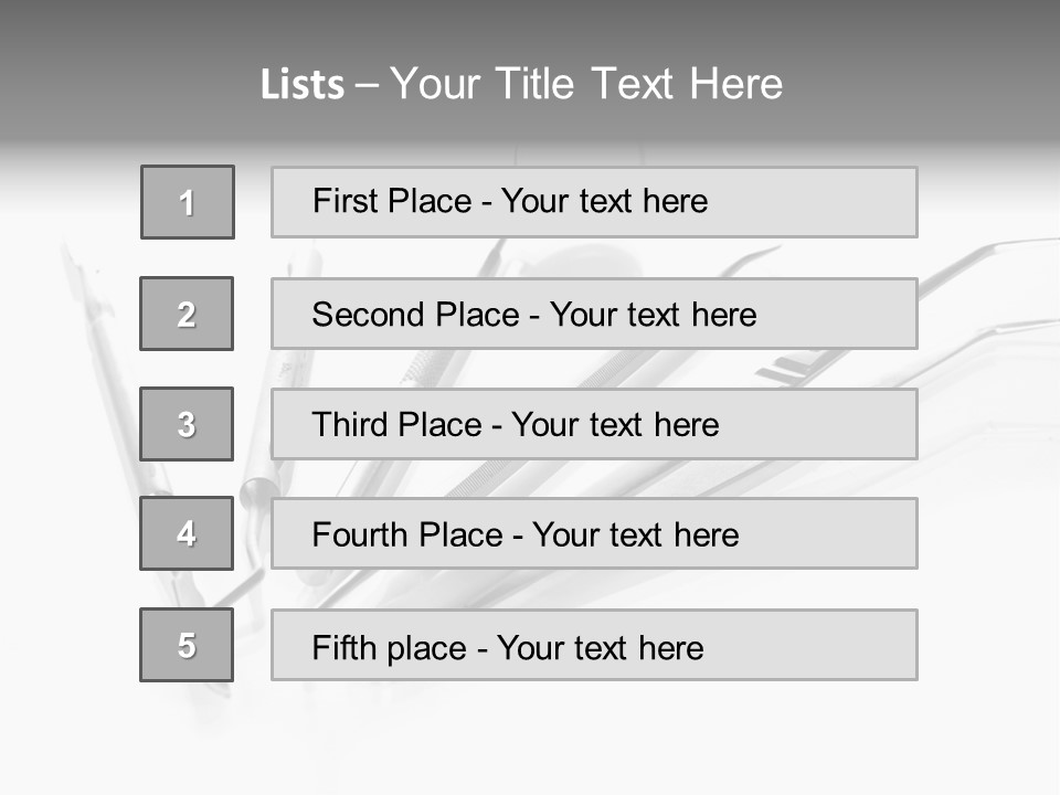 Health Care Forceps Medical PowerPoint Template