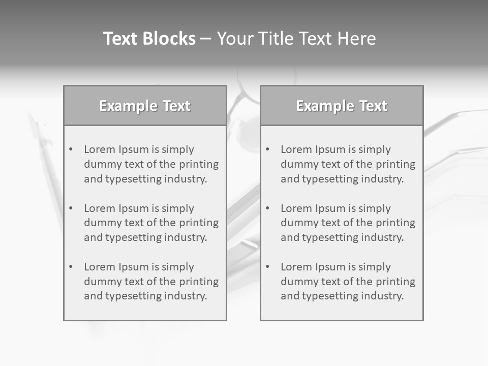 Health Care Forceps Medical PowerPoint Template