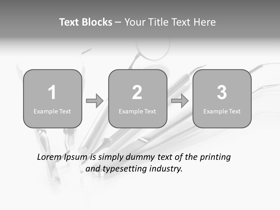 Health Care Forceps Medical PowerPoint Template