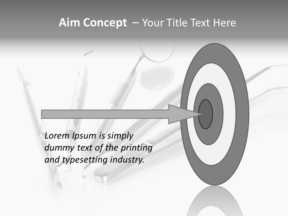 Health Care Forceps Medical PowerPoint Template