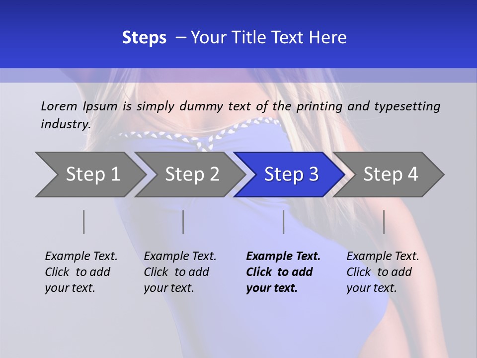 Beautiful Pretty Hair PowerPoint Template