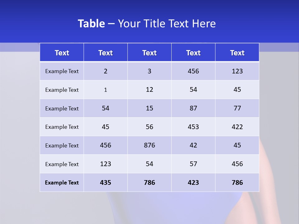 Beautiful Pretty Hair PowerPoint Template