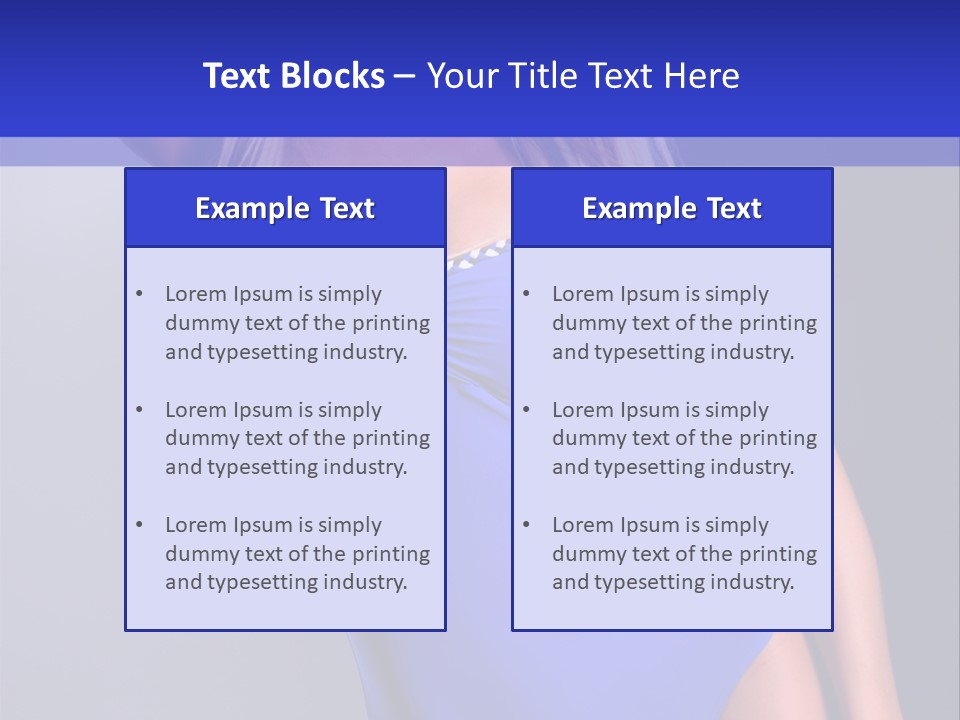Beautiful Pretty Hair PowerPoint Template