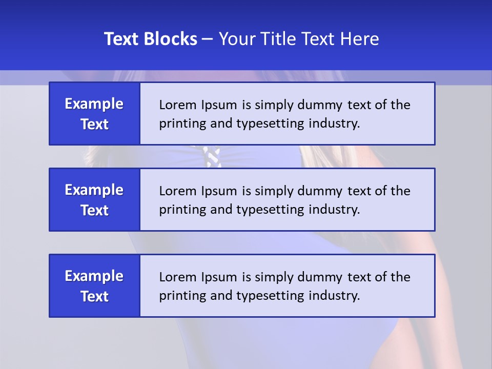 Beautiful Pretty Hair PowerPoint Template