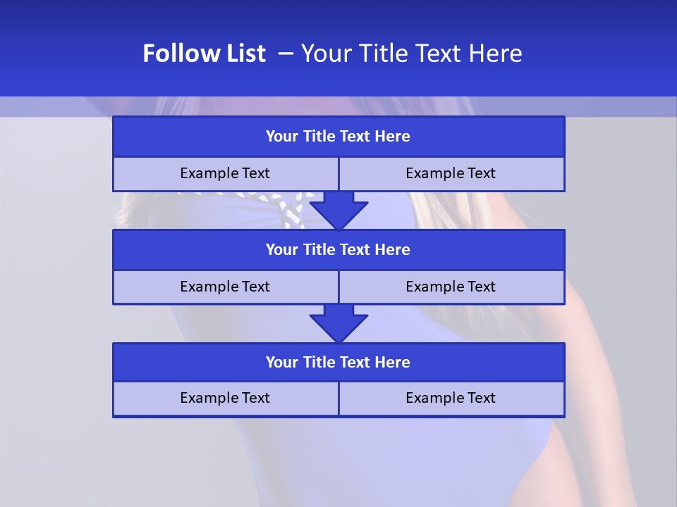 Beautiful Pretty Hair PowerPoint Template