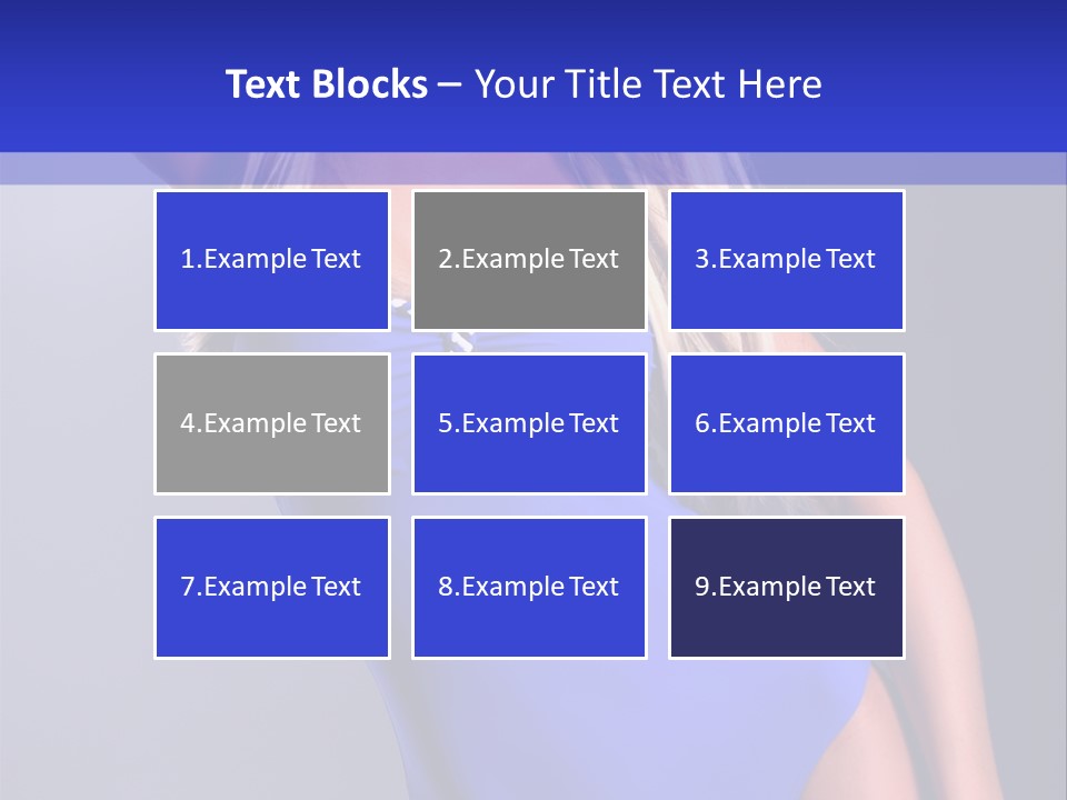 Beautiful Pretty Hair PowerPoint Template