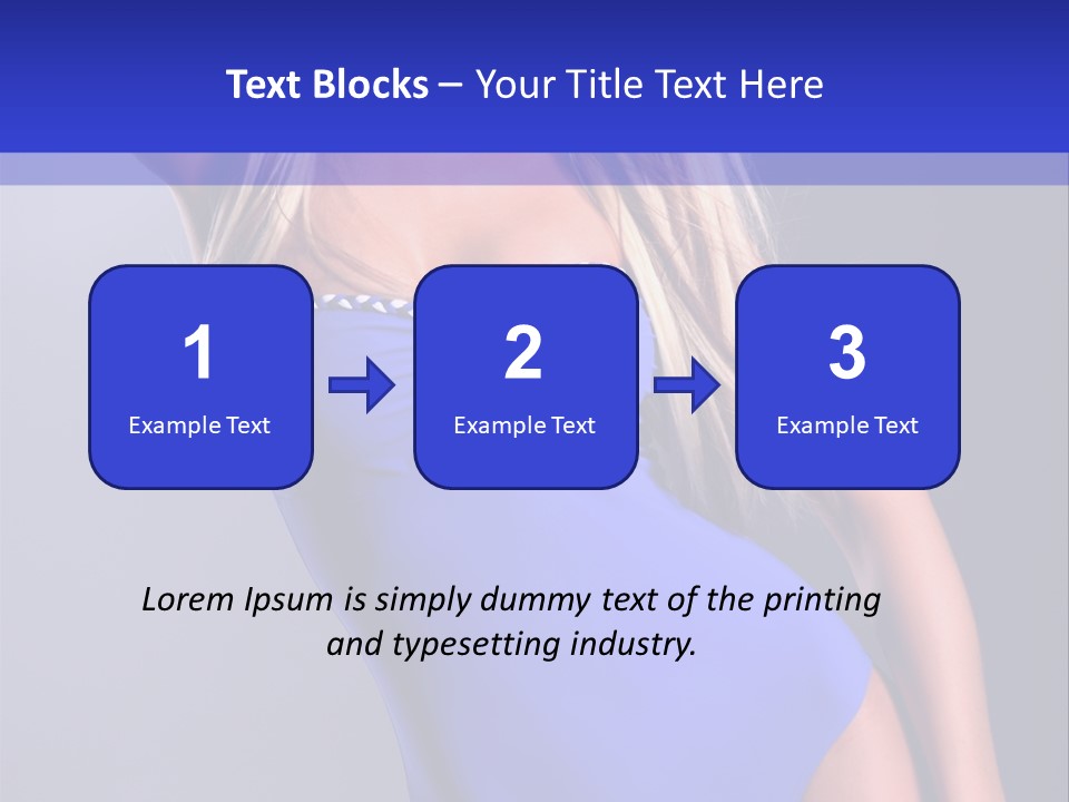 Beautiful Pretty Hair PowerPoint Template