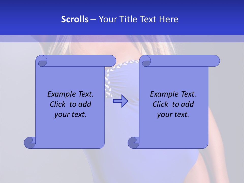 Beautiful Pretty Hair PowerPoint Template