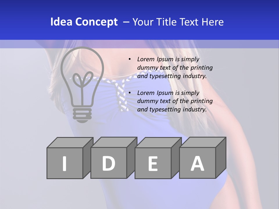 Beautiful Pretty Hair PowerPoint Template