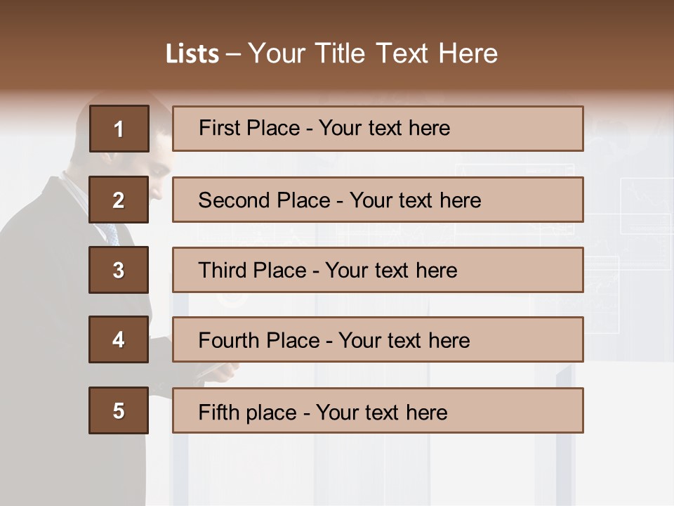 Career Pretty Worker PowerPoint Template