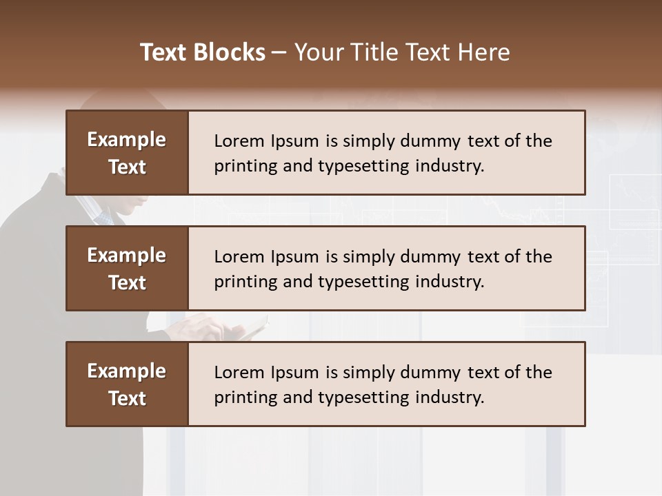 Career Pretty Worker PowerPoint Template