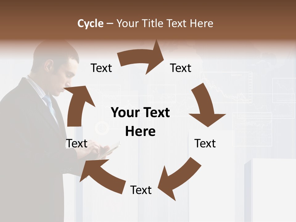Career Pretty Worker PowerPoint Template