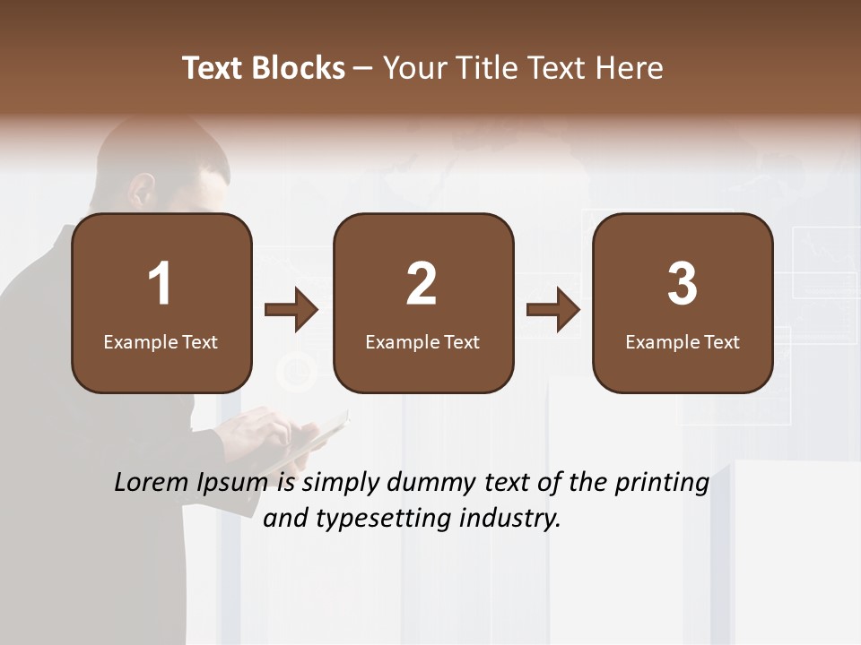 Career Pretty Worker PowerPoint Template