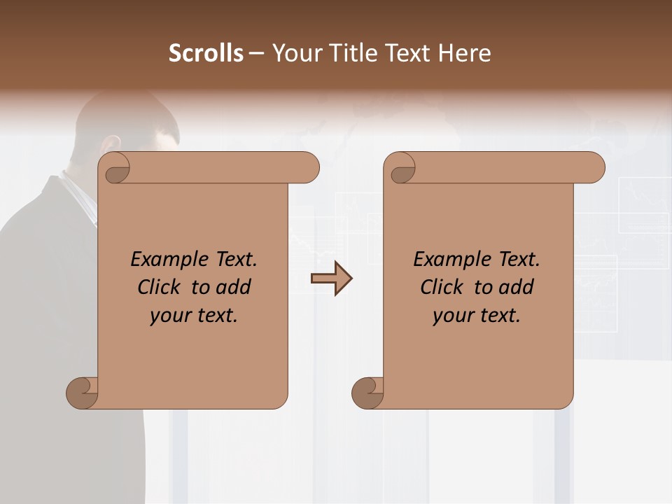 Career Pretty Worker PowerPoint Template