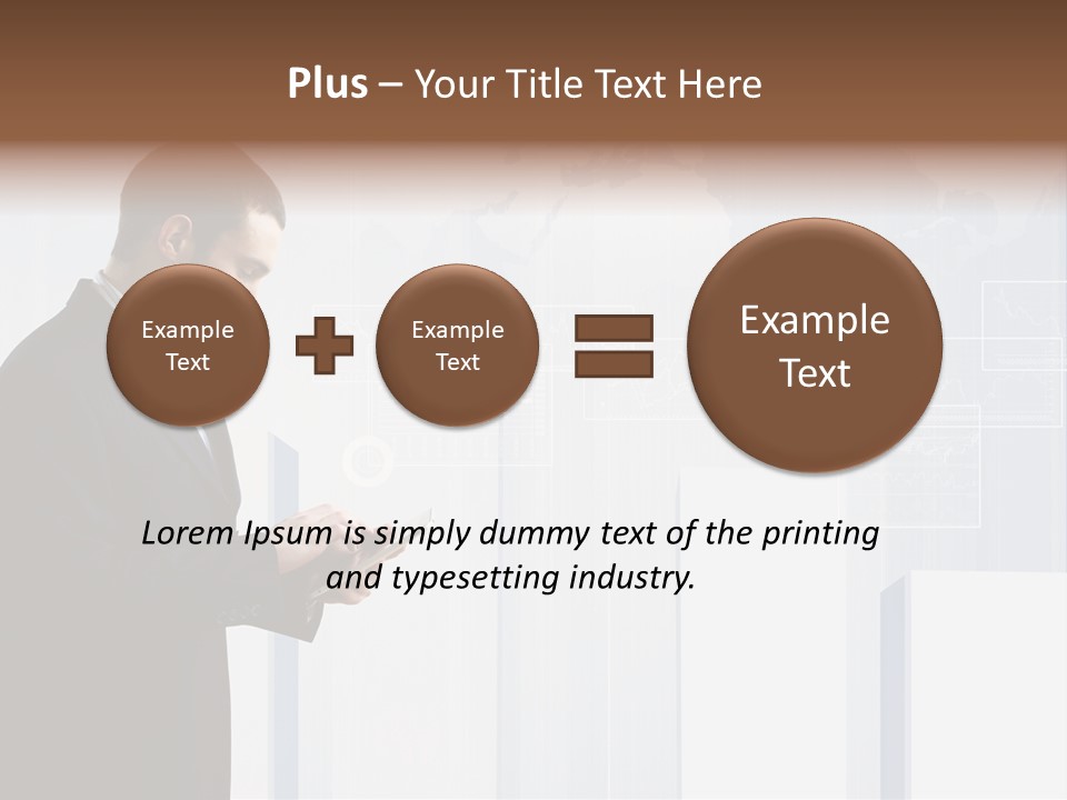 Career Pretty Worker PowerPoint Template