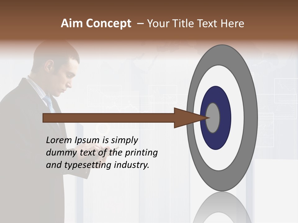 Career Pretty Worker PowerPoint Template