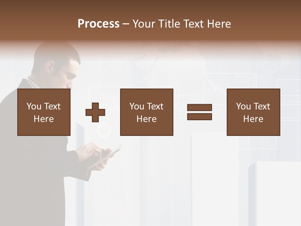 Career Pretty Worker PowerPoint Template