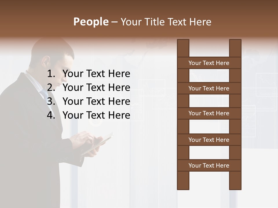 Career Pretty Worker PowerPoint Template
