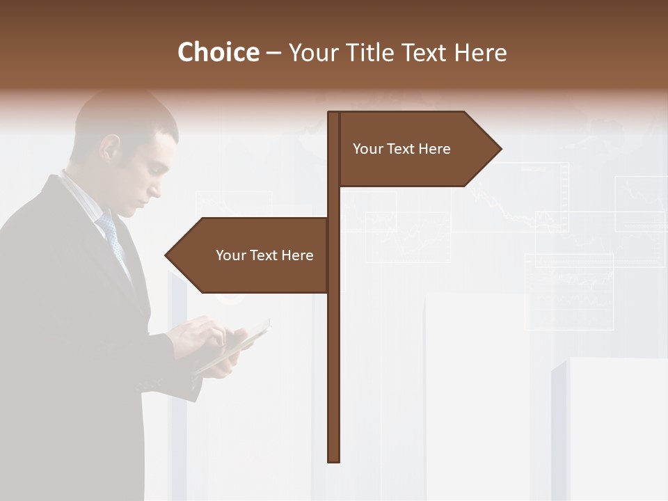 Career Pretty Worker PowerPoint Template