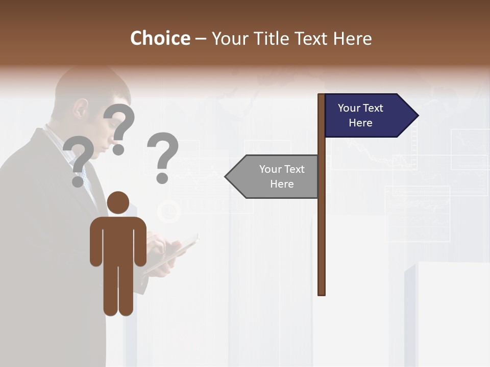Career Pretty Worker PowerPoint Template