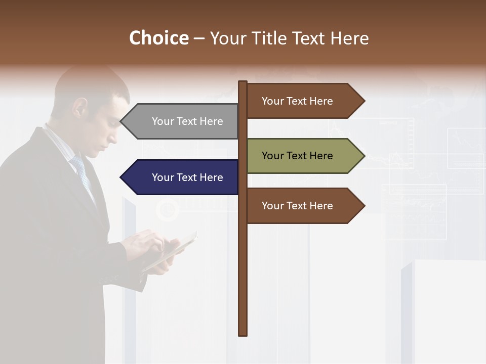 Career Pretty Worker PowerPoint Template