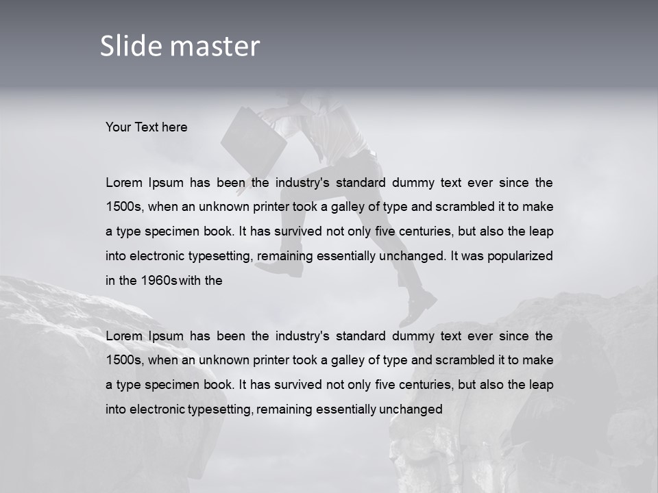 Career Decision Risky PowerPoint Template